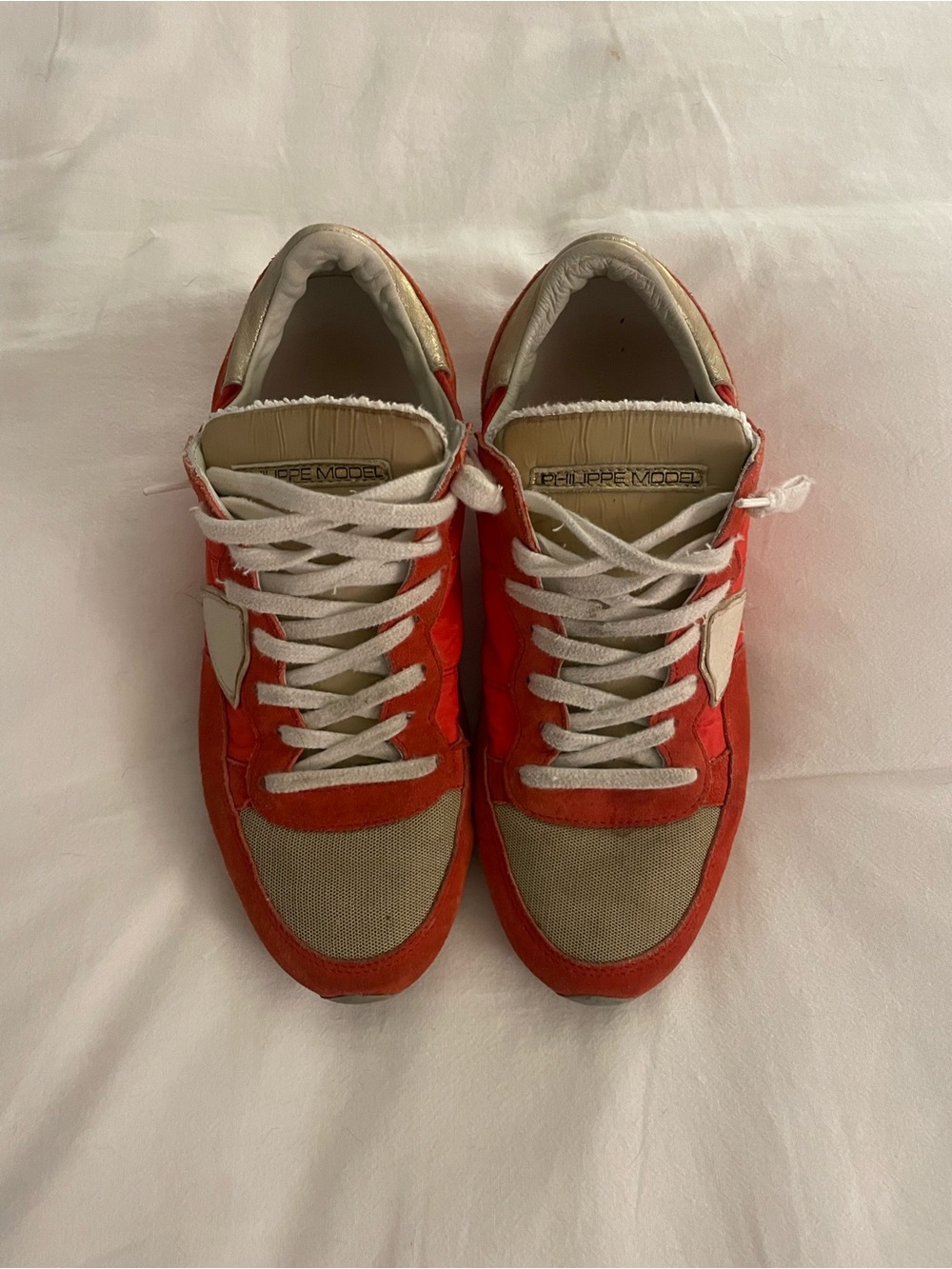 Auburn Orange Philippe Model Sneakers